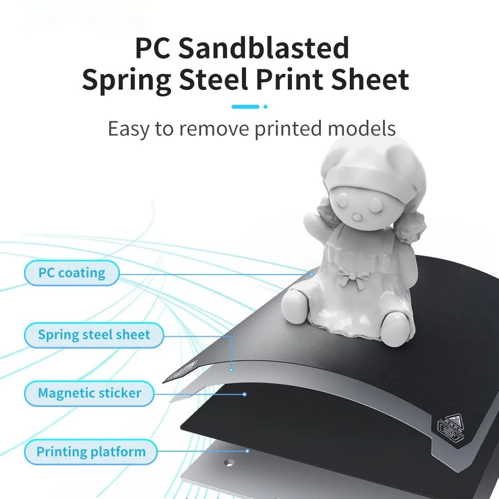 CREALITY Ender-3 S1 3D 프린터 32 비트 자동 마더 보드 재개 정전 인쇄 듀얼 Z 축 CR 터치 자동 침대 레벨링,