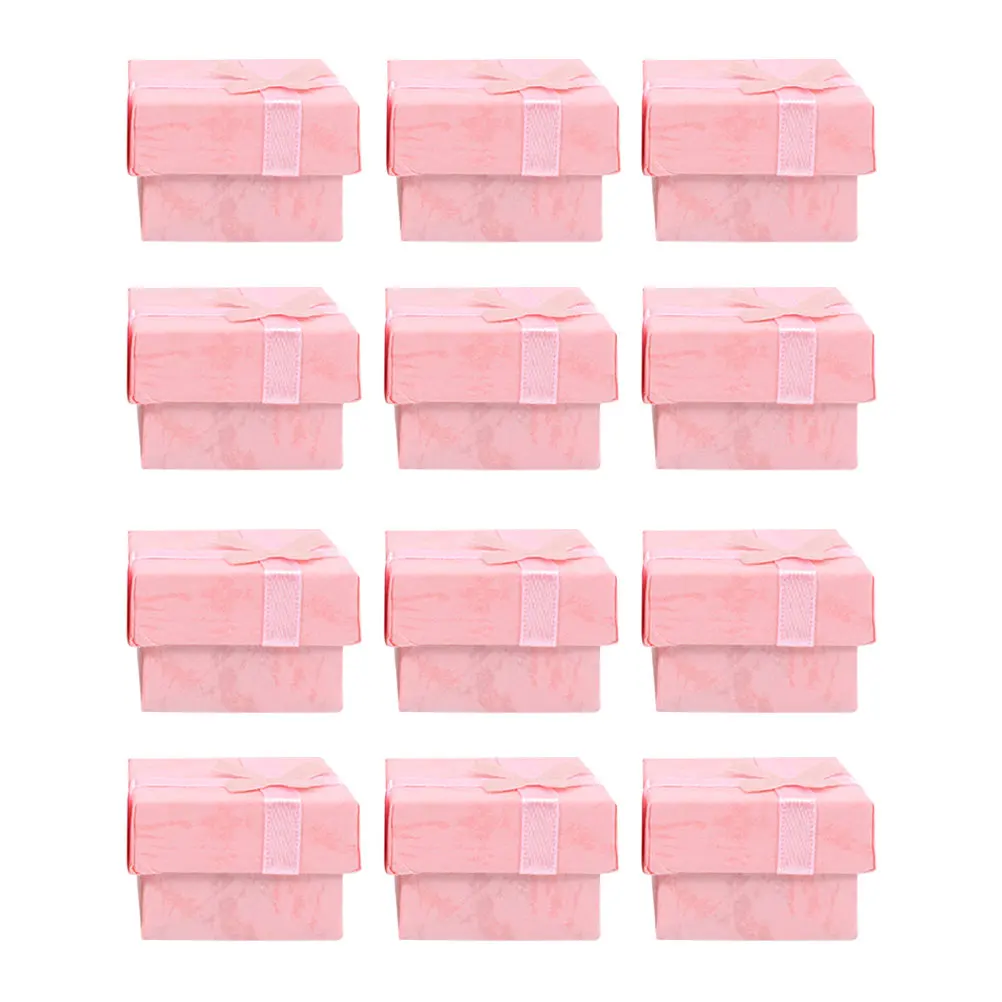 

12 Pcs Jewelry Box Gift Boxes Packing for Packaging Practical Paper Fashion Wrapping