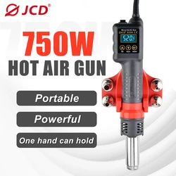 JCD 8208 Micro Hot Air Gun 750W Soldering Welding Rework Station LCD Digital Display All-in-one Heat gun BGA IC Solder Tools