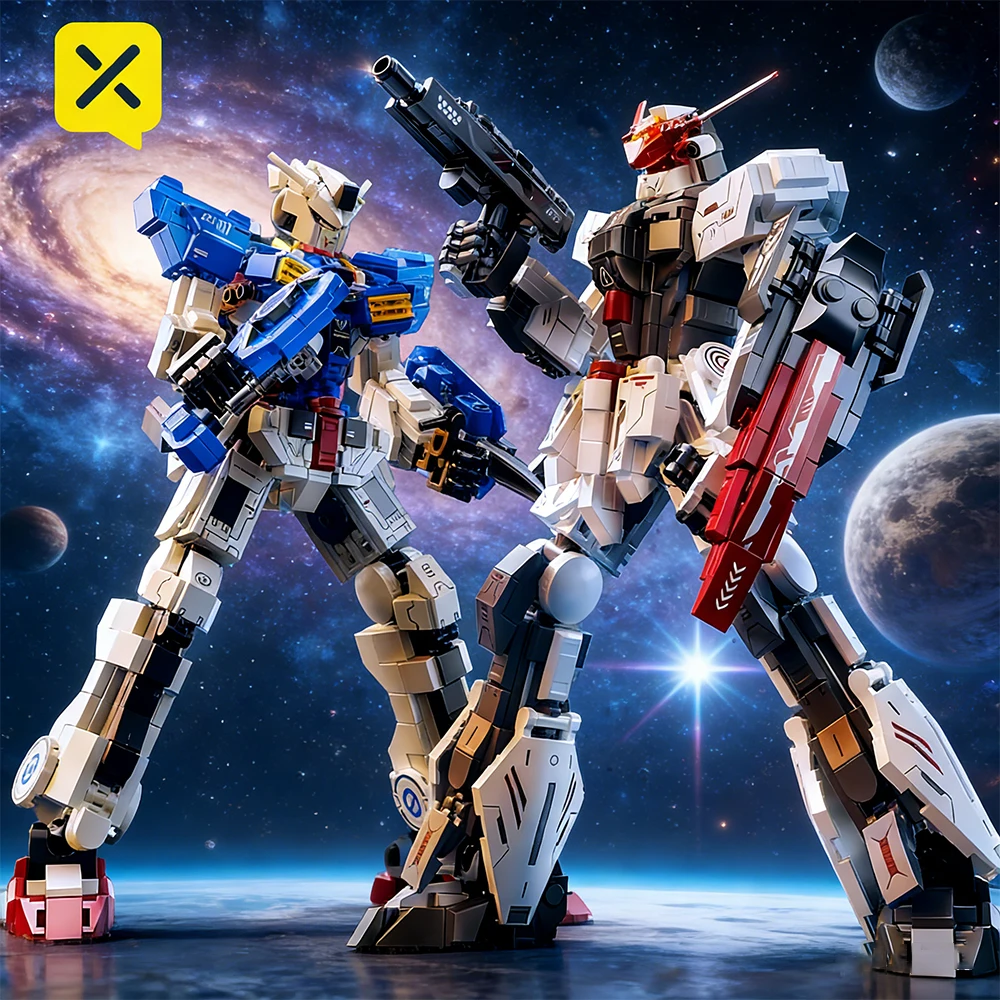 

Высокая продажа, 604 + 648 шт., набор строительных блоков для фигурок робота, вращающийся шарнирный робот, подходит для взрослых и детей, сборка игрушек, подарки