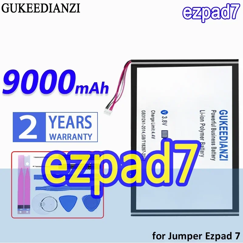 

Durable Laptop Battery Long Lasting 9000mAh For Jumper Ezpad 7 Ezpad7 Tablet