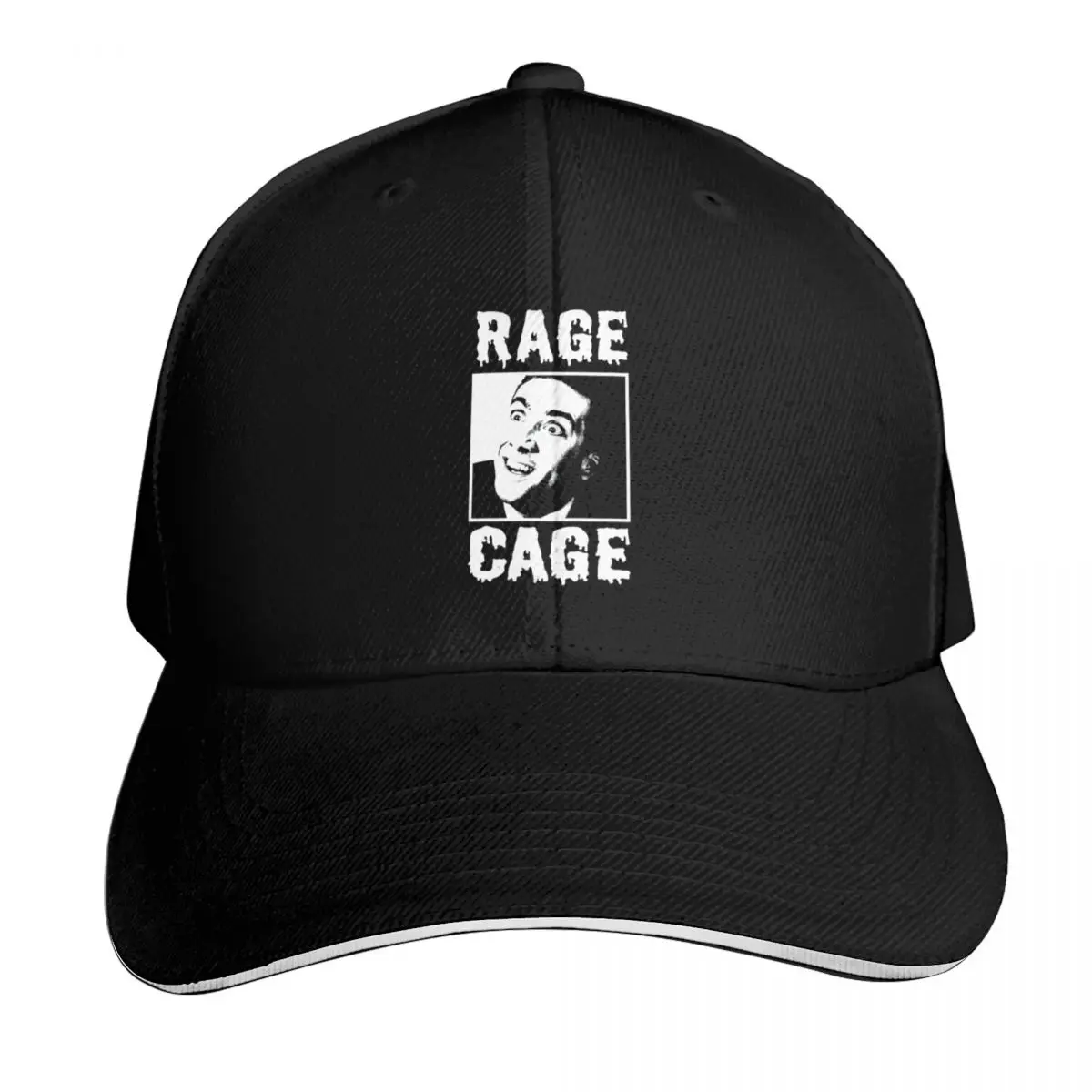 Nicolas Cage Baseball Cap Six Panel Structured Crown Sun Protection UPF 50+ Breathable Mesh Back