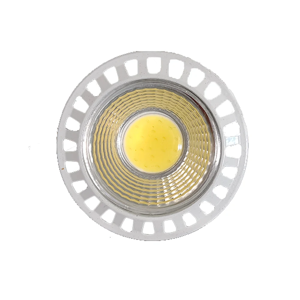 

High CRI 95+ AC100-240V GU10/E27 Dimmable 7W COB LED Spotlight 550lm-650lm for Room Kitchen Photography Studio Office