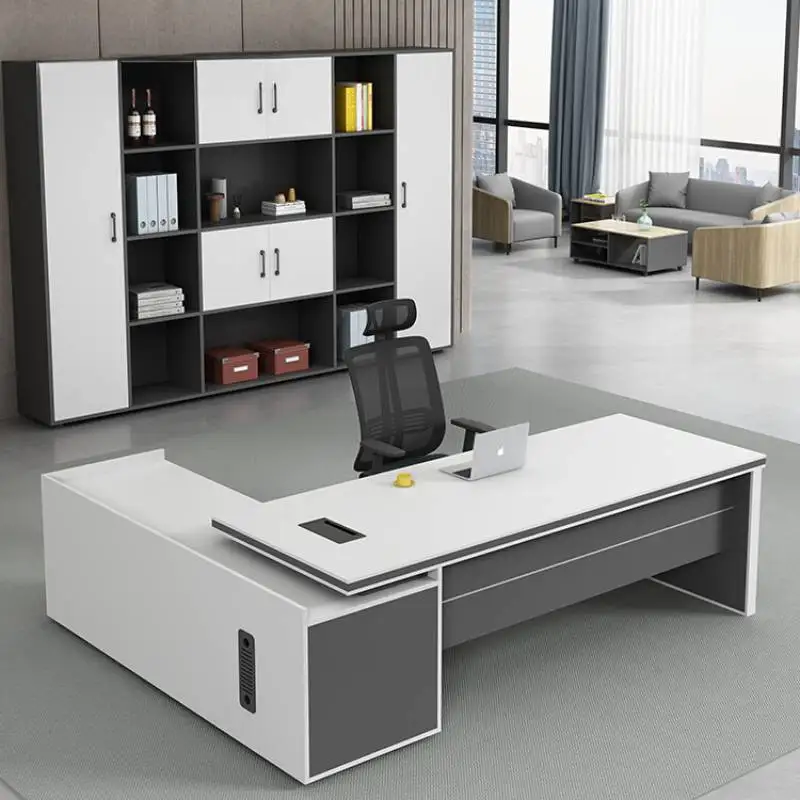 Modern Storage Computer Desks Aesthetic Luxury Writing Reading Computer Desks Table Study Office Mesa De Escritorio Furniture