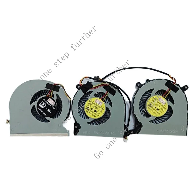 WYORESY NEW CPU cooling fan GPU Fan for Clevo P650 P651 P650SA P650SE P651SE P651SE p650n NP8651 6-31-N1502-301-1 6-31-P6502-201