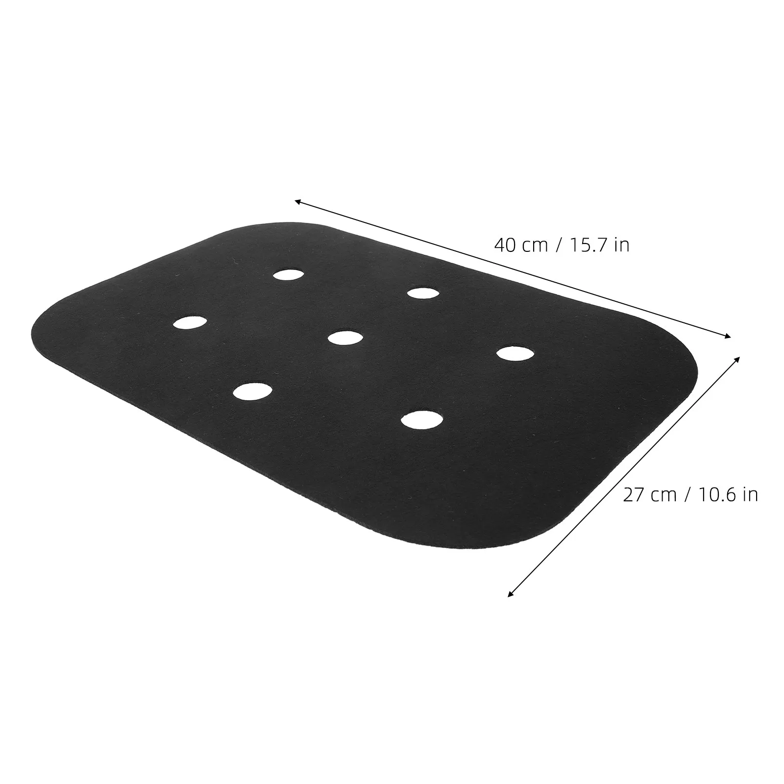 Equestrian Saddle Pad Non Slip Felt Cushion Breathable Mesh Ventilation Shock Absorbing Contoured Riding Pad Horse Back