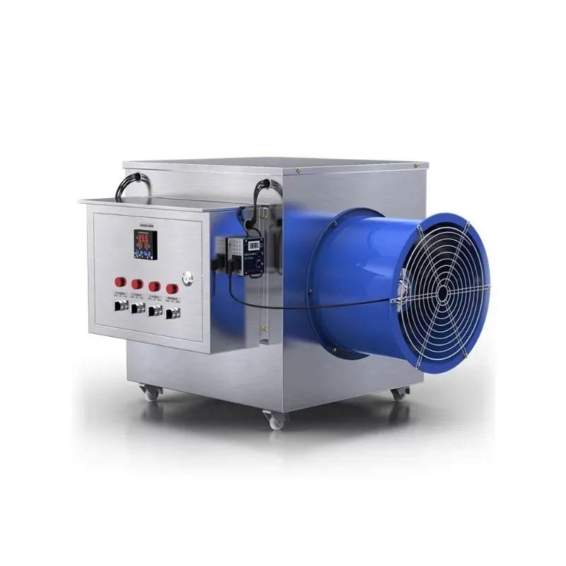 Отопительное оборудование для промышленного разведения из нержавеющей стали, мощный нагреватель и горячий вентилятор
