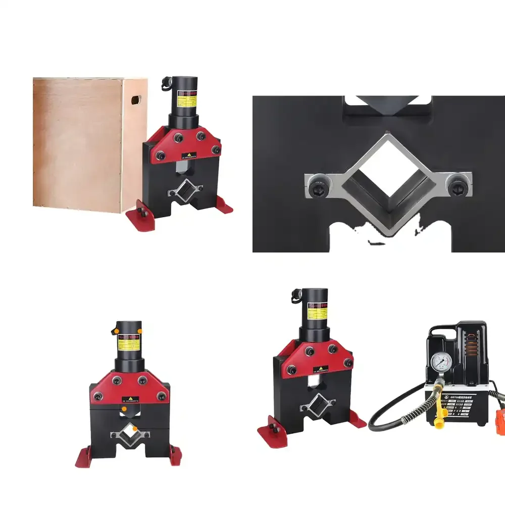 

Гидравлический станок для резки квадратных труб STR FGJ-50 с электронасосом для металла, пластика и резины