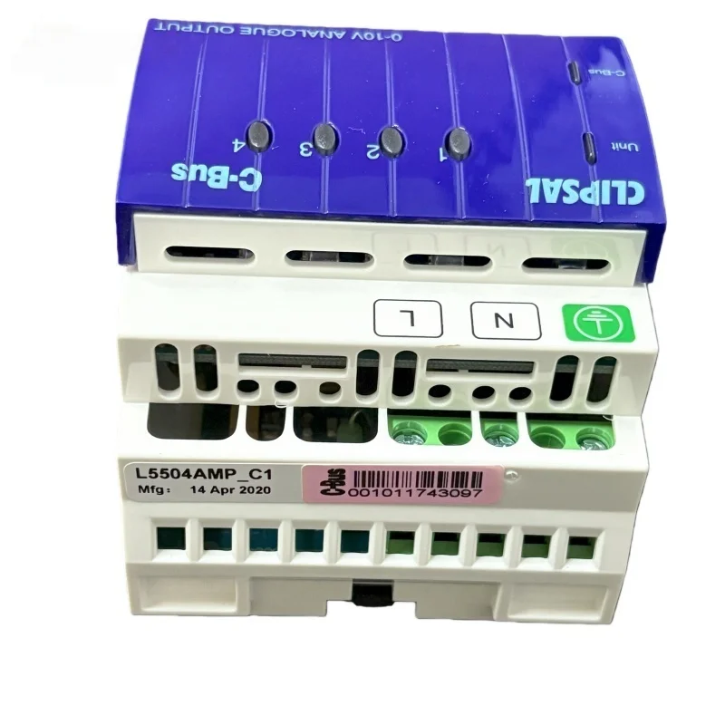 L5504AMP C-Bus 4 Channel Lighting Dimmer 0-10V Analog Output DIN Rail LED Driver Smart Home Control