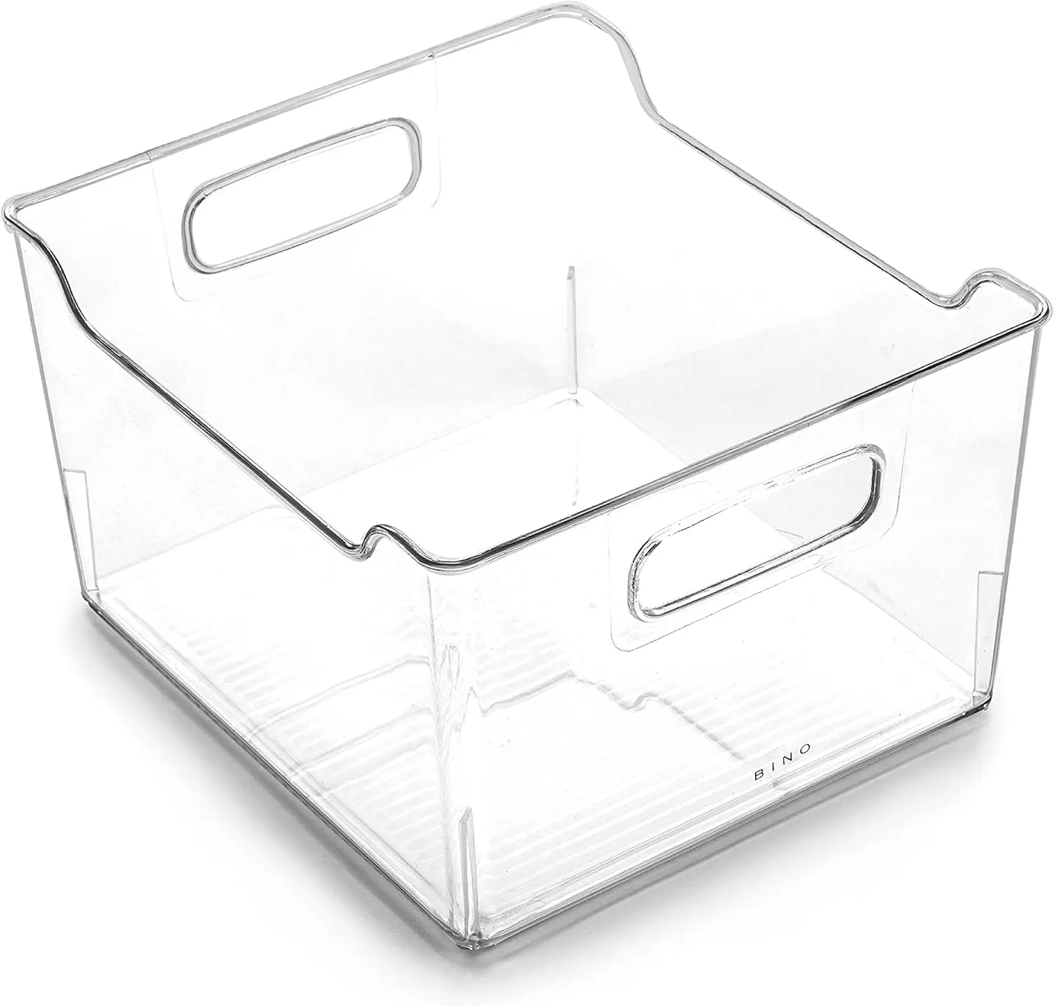 

Clear Storage Bins with Handles for Pantry, Fridge, and Kitchen Organization