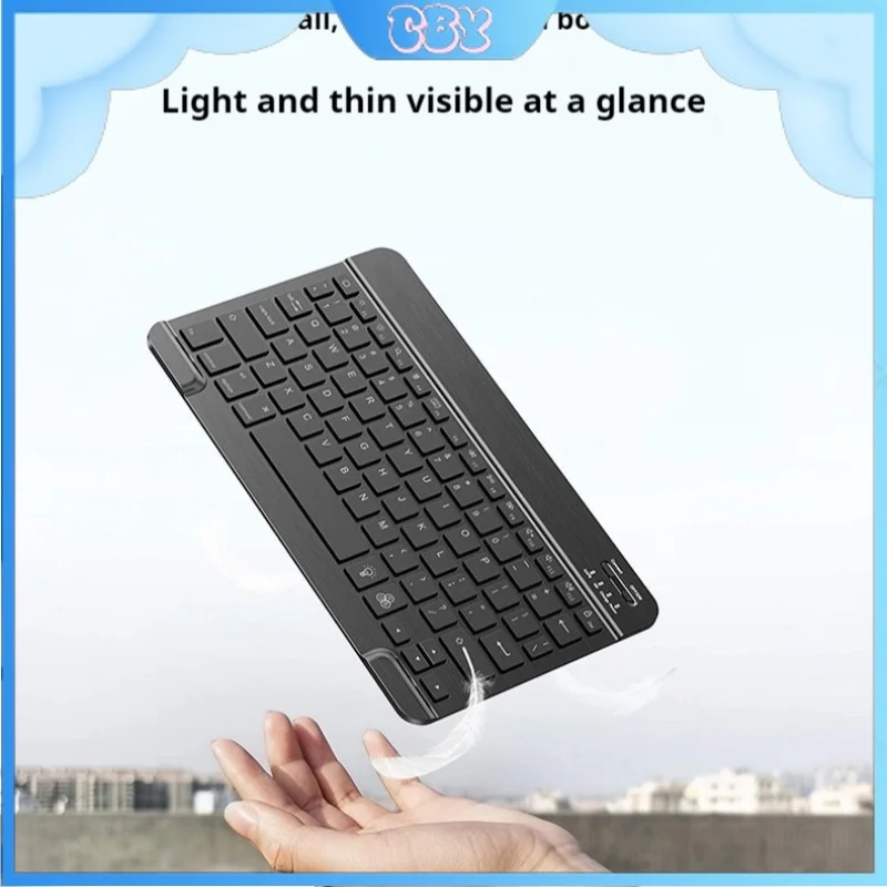 2024 New Bluetooth Keyboard Supports Mobile Phones Tablets Laptops Smart Control Accessories Magnetic Portable Backlight