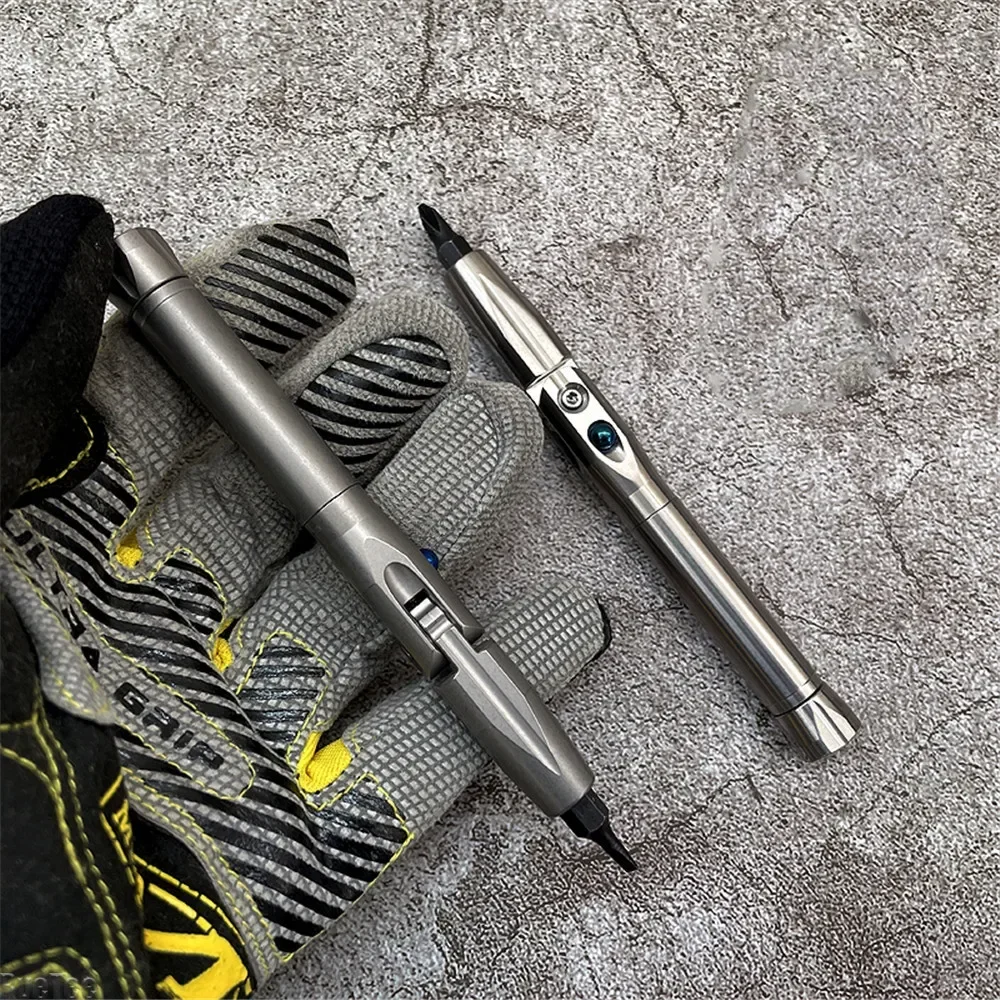 Titanium Folding Multi-angle Hand Screwdriver Home Carry Men Gift EDC Portable Tool  Hand Tools