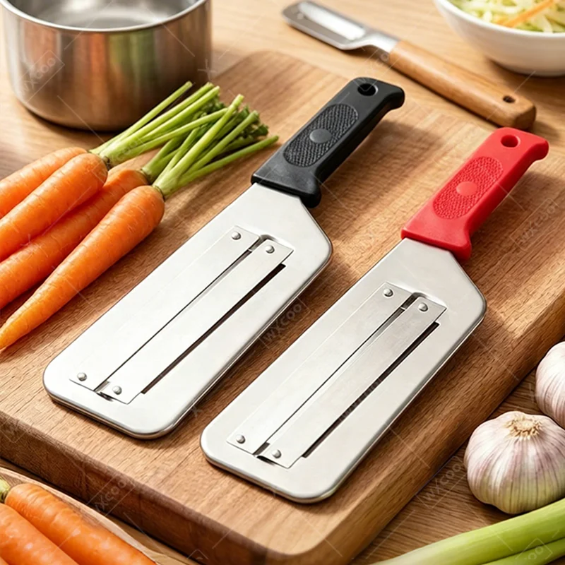 Ferramenta de Processamento de Frutas e Vegetais para Cozinha, Descascador de Aço Inoxidável, Faca de Descascar com Cabo Ergonômico, Gadget Portátil para Cozinha Diária