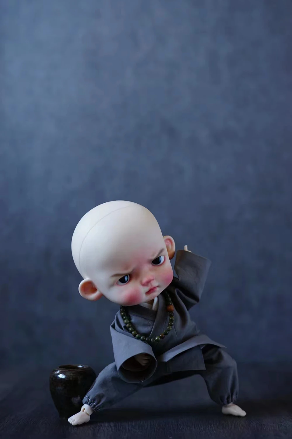 BJD Doll 1/6-little monk small Martial Monk Resin Doll Art Model High Quality Toy