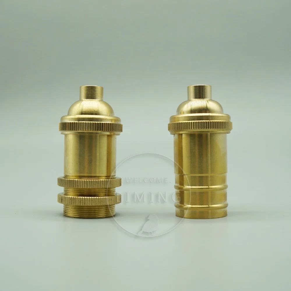 1/2/4 Piece Of E14 Brass Vintage Lampholder E14 Brass copper Lamp Base Retro Edison Bulb Holder Candle Light Socket