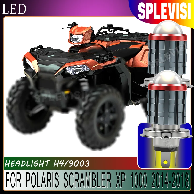 

Waterproof Design Energy Efficient Quick Plug LED Motorcycle Headlight For Polaris Scrambler XP 1000 2014 2015 2016 2017 2018