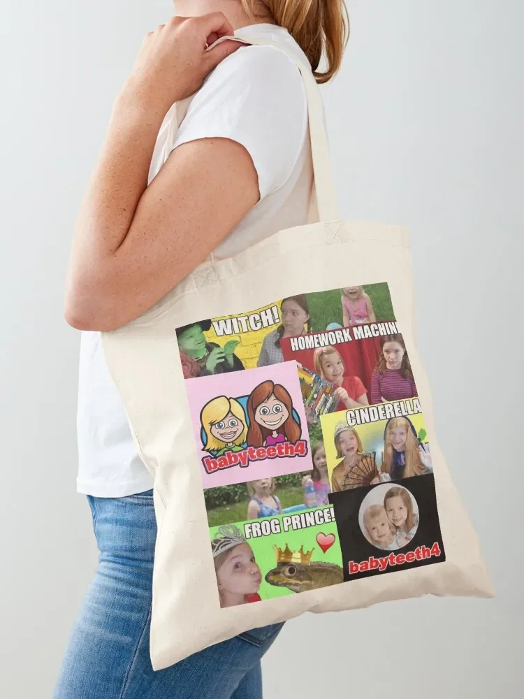 

Jillian and Addie Essential Tote Bag tote bags aesthetic hand bags Canvas bag for women custom bags