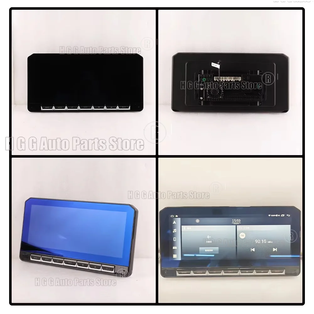 hj Android 14 For Nissan GT-R GTR 2017-2020 Car Radio Automobile Multimedia CarPlay Auto Bluetooth GPS Navigation Stereo 1Din 5G