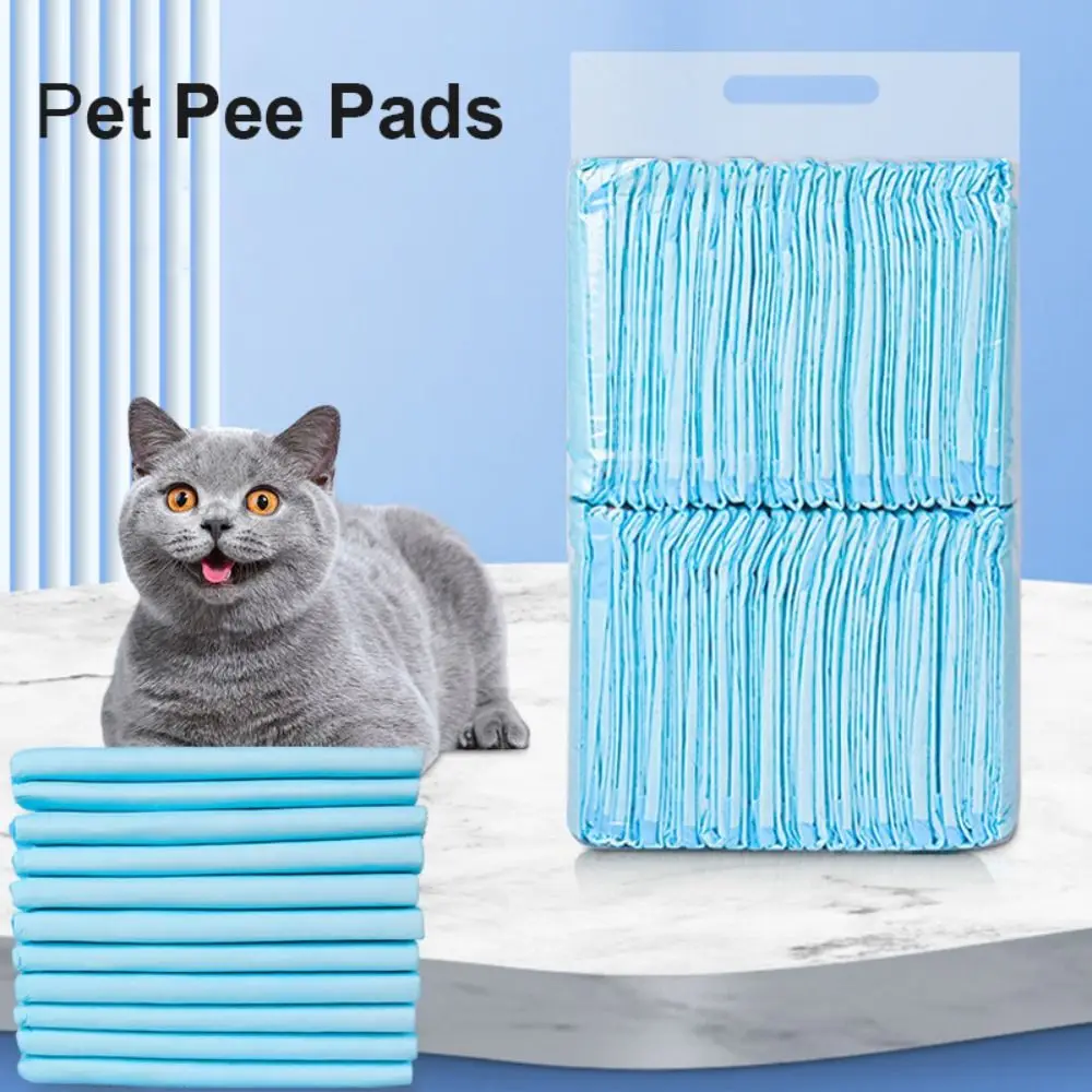 100/50/40/20 PCS Thickened Pet Pee Pads High Quality Leak-Proof Disposable Cat Urine Mat Quick Dry Absorbent Dog Nappy Mat Pig