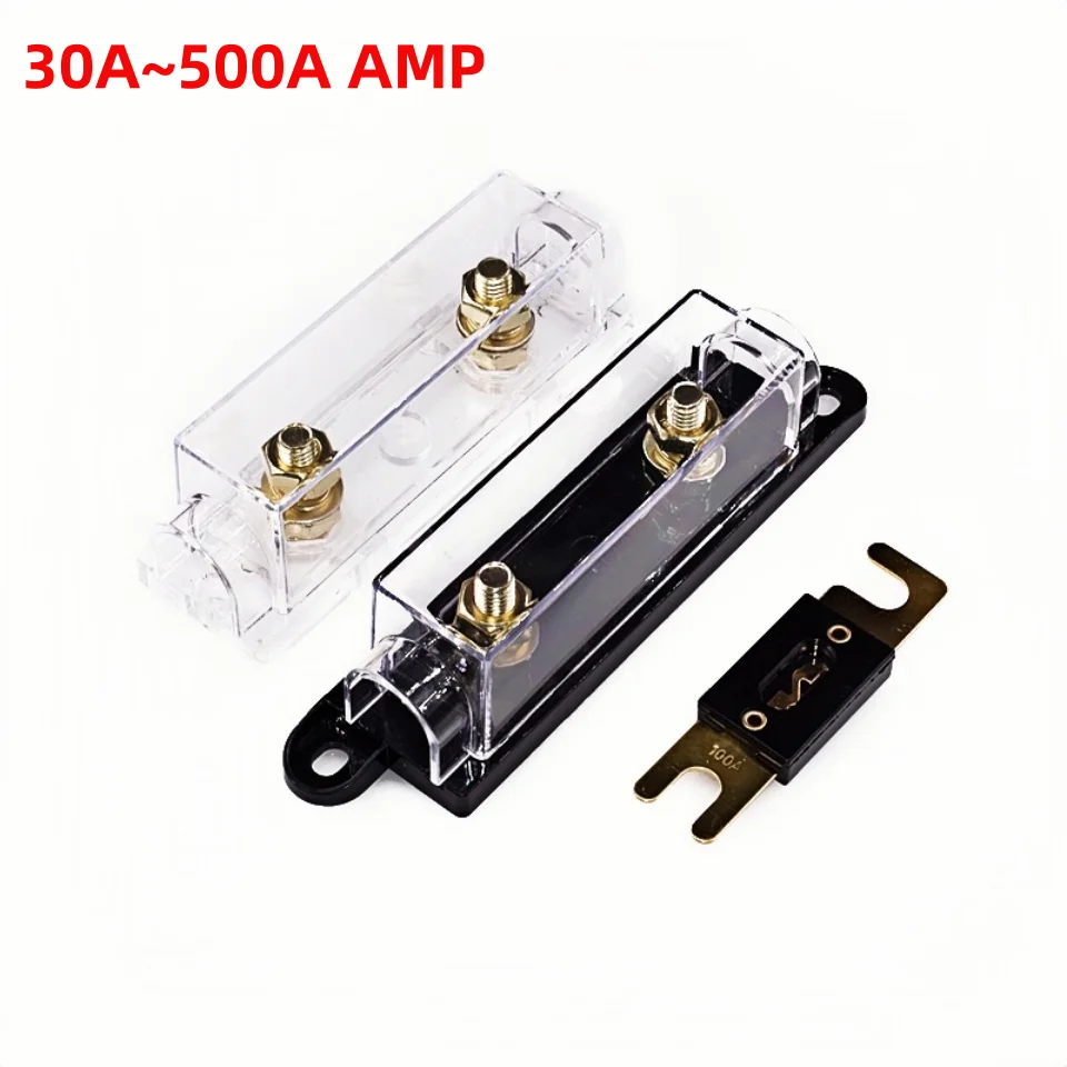 2PCS ANL Fuse Holder Bolt-on Fuse Automotive Fuse ANL Fuse 40A 50A 60A 80A 100A 200A 250A 300A 125 180 400 500 AMP Circuit Fuse
