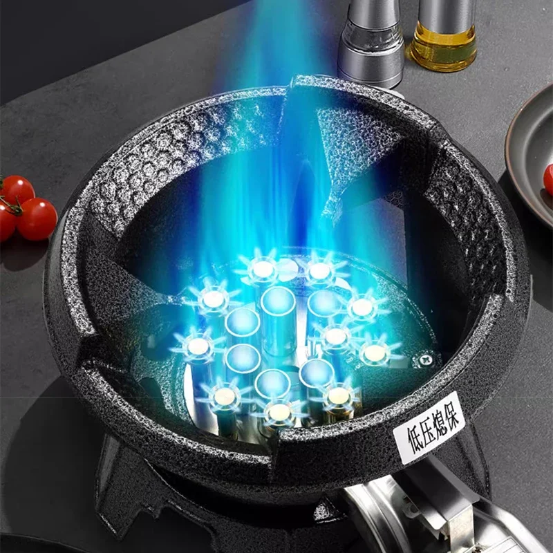 Low-pressure Fierce Fire Gas Stove Commercial Single-hole Liquefied Gas Burner for Hotel Restaurant Energy-saving Gas Cooktop