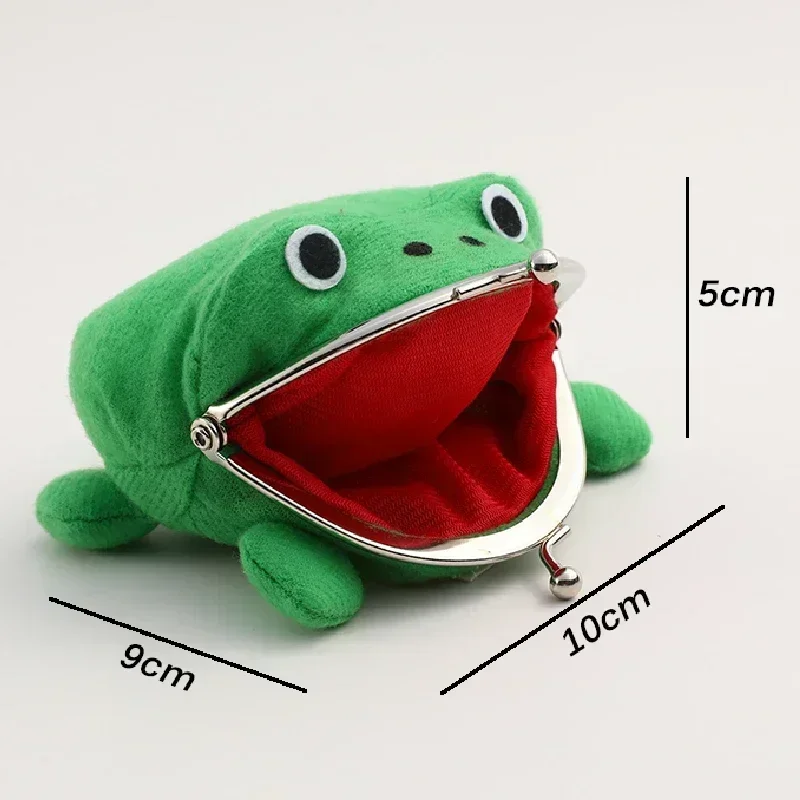 Novo anime bonito sapo moeda carteira ninja periférico naruto sapo dinheiro clipe saco estudante role play brinquedo de pelúcia pano carteira