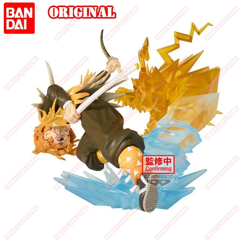 

BANDAI BANPRESTO Original Genuine Demon Slayer VIBRATION STARS PLUS Agatsuma Zenitsu Collection Anime Action Figure Kids Toys