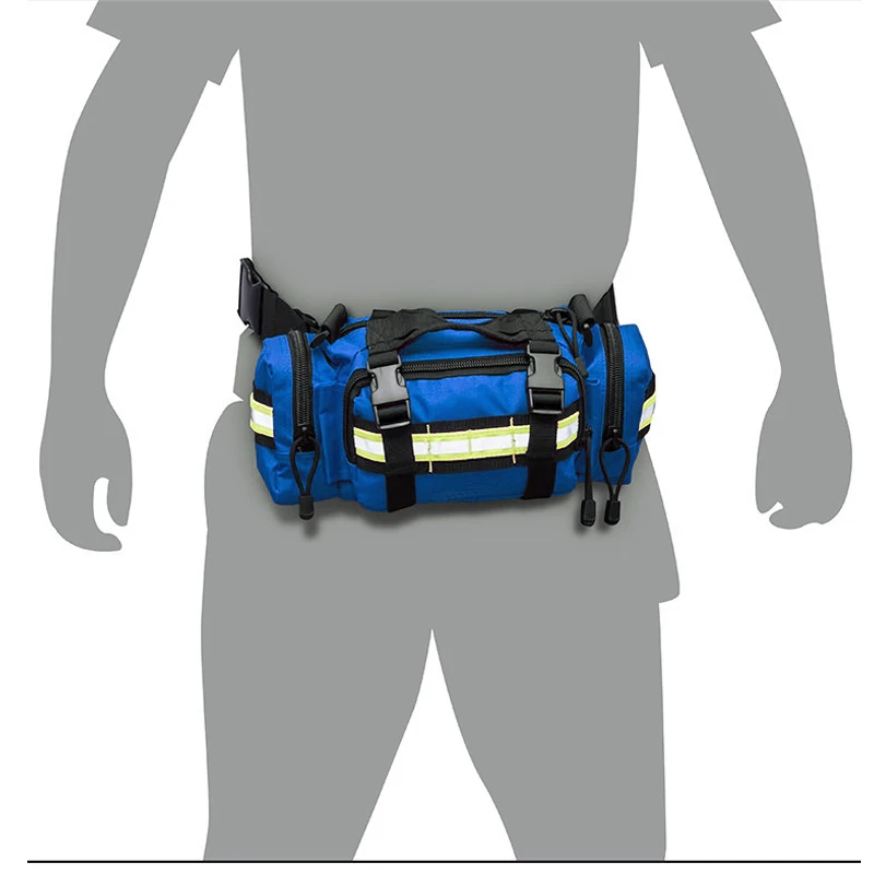 SAFETYMED First Responder Paramedic First Aid Fanny trauma Emergency Blue Bag