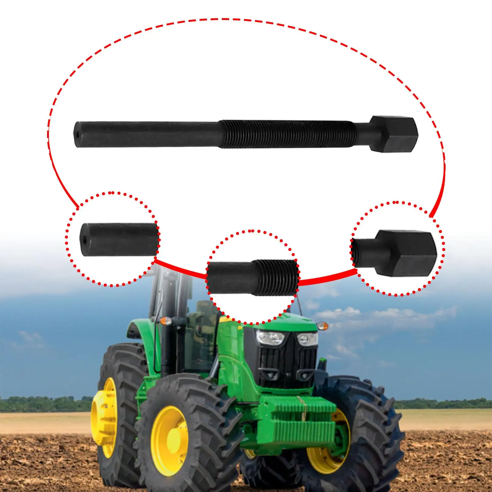 

Wear Resistant Clutch Puller PCP-21 JDG1641 High Strength Manual Removal Tool for Offroad Vehicle Maintenance