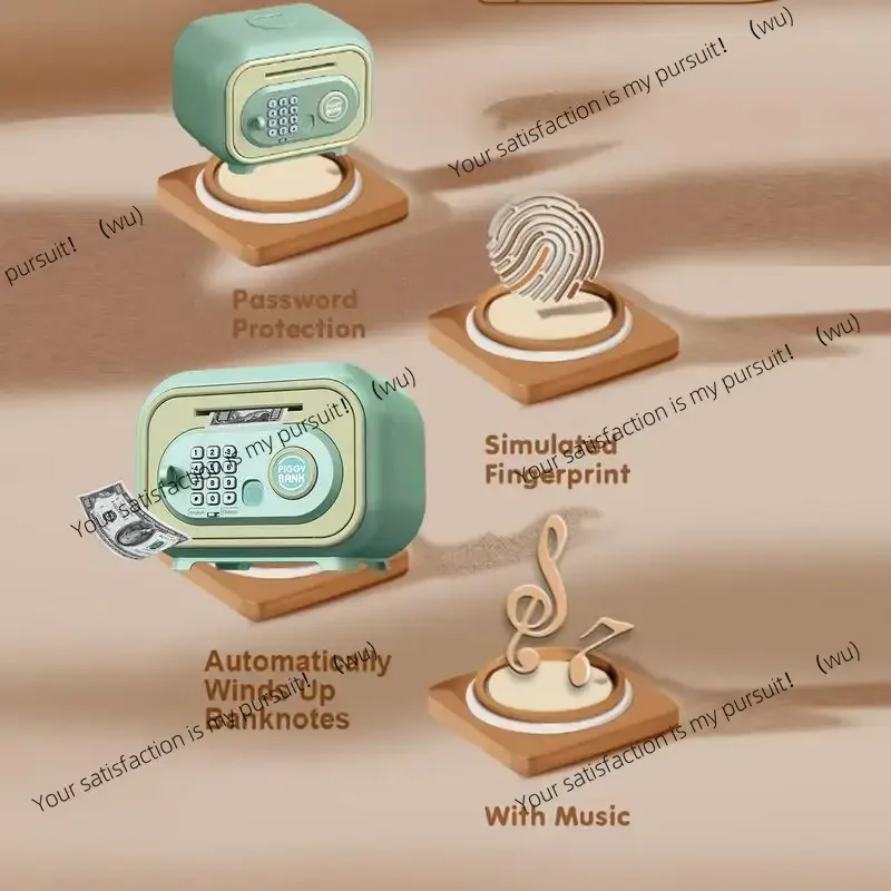 

Детская копилка - многофункциональная двойной режим большой емкости - автоматическая индукция разблокировки - экономия денег в рулоне