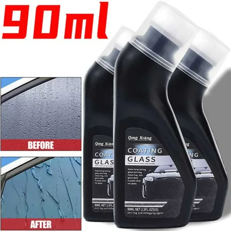 90ml Car Anti-fog Spray Glass Antifog Coating Agent Defogger Auto Windows Screens Mirror Windshield Defogging Cleaner