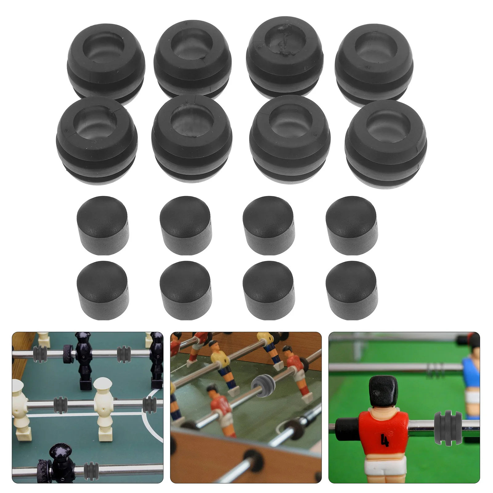 

1 set 1 Set Foosball Bushings Plastic Table Football Machine Bearings Rod Tip Plugs Universal Replacement For Tabletop Foosball