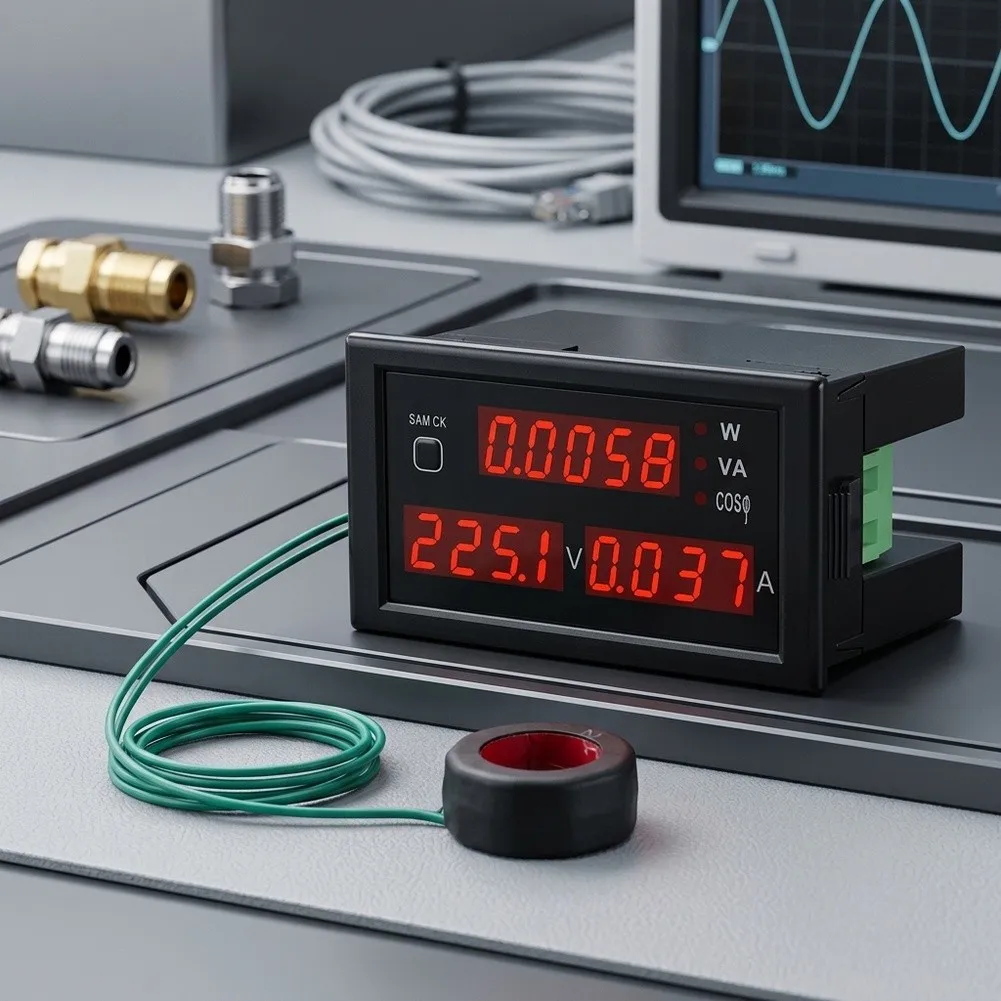 DL69-2047 Embedded Electrical Meter for Voltage Current Power Factor Active Power and kWh Monitoring in Distribution Boards