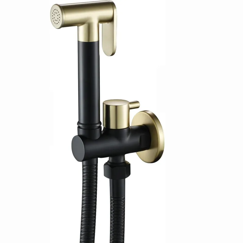 

Modern Feminine Wash Sprayer Set Handheld Bidet Sprayer Adjustable Jet Brass+ABS Material for Bathroom Toilet Bidet