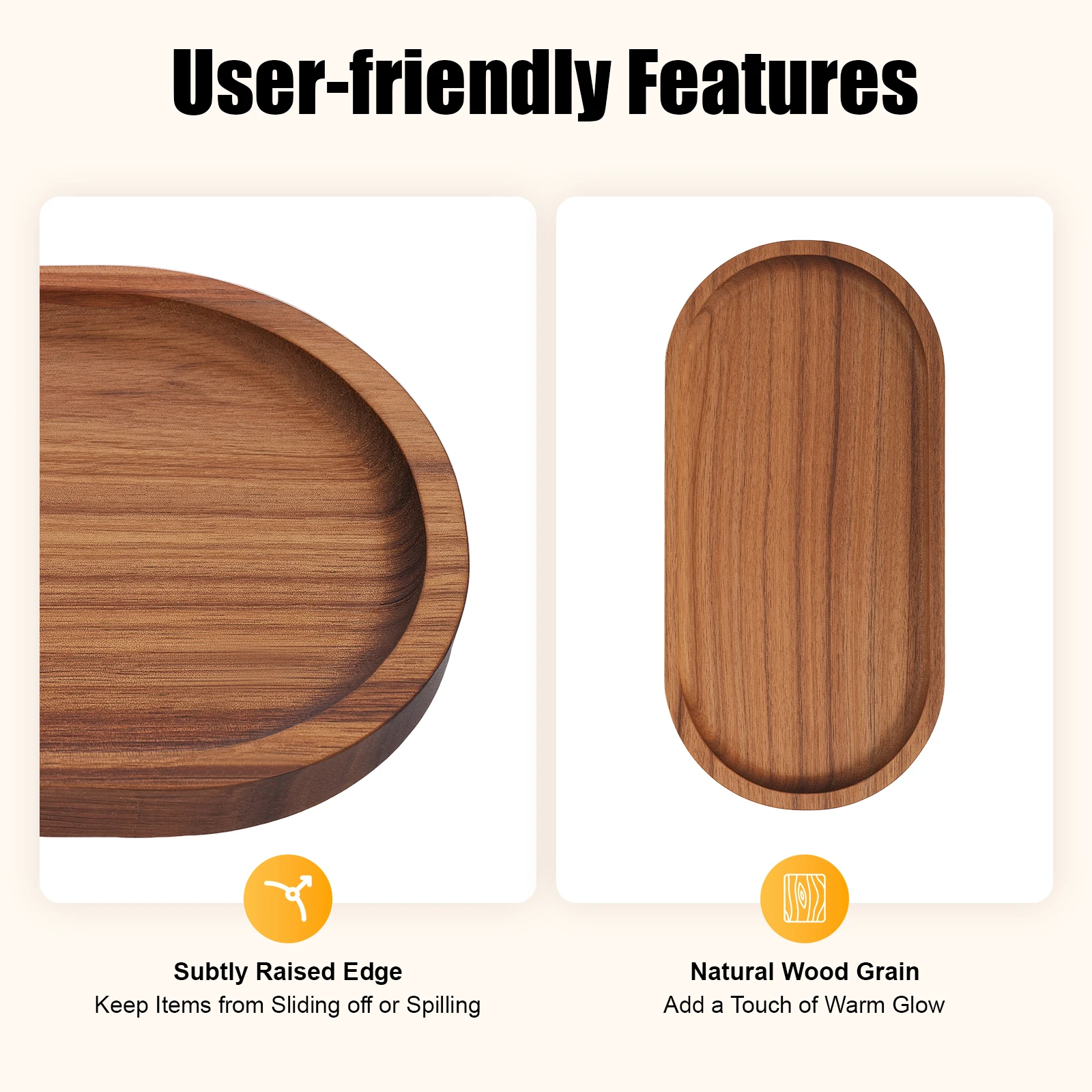 12 قطعة صواني تقديم الخشب البيضاوي 25*12.5*2 سنتيمتر تكويم للأطعمة المشروبات مجوهرات المنزل المطبخ مطعم