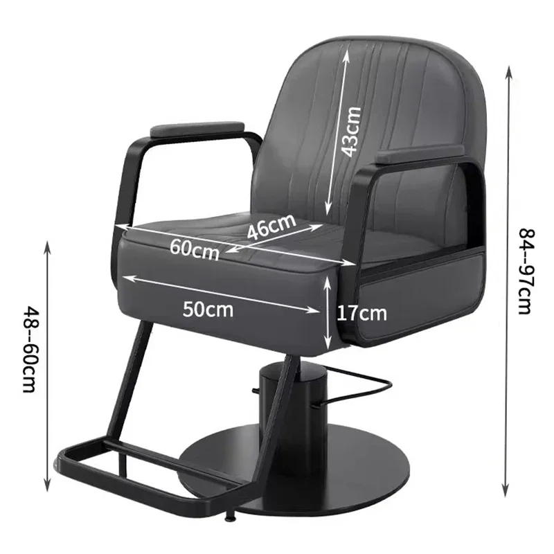كراسي حلاقة بسيطة مميزة على الطراز الأوروبي كراسي صالون تجميل متعددة الاستخدامات أثاث صالون سيلا بارا لاشيستا بسيط رائع #2