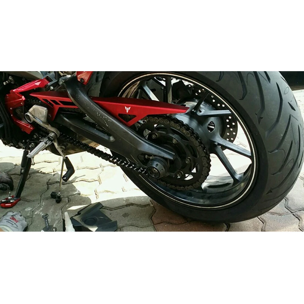 MT-09 MT FZ 09 ABS XSR900 2014 2015 2016-2021 2019 2018 دراجة نارية CNC الألومنيوم سلسلة حزام غطاء حماية لياماها MT09 التتبع