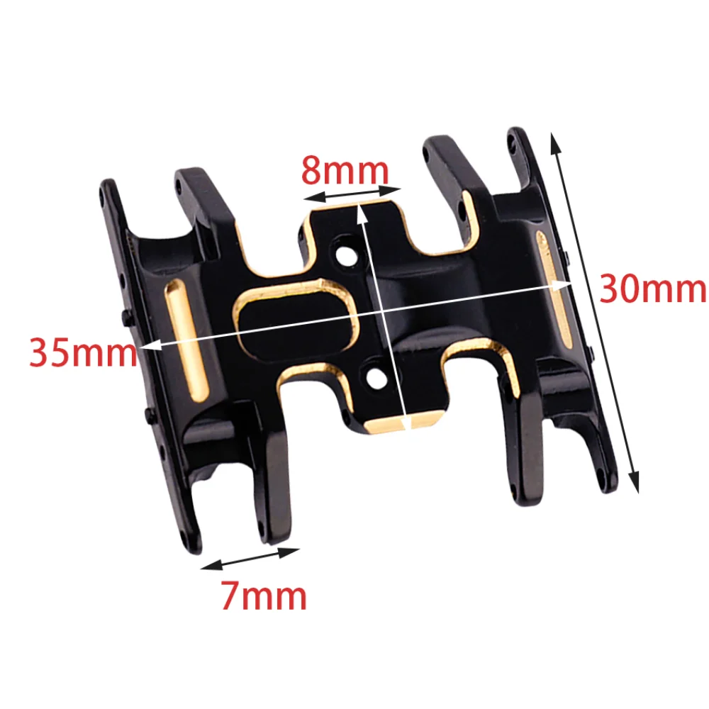 Brass Gearbox Bottom Plate for 1/24 Axial SCX24 90081 AXI00001 AXI00002 AXI00004 AXI00005 AXI00006 RC Crawler Car Upgrade Parts