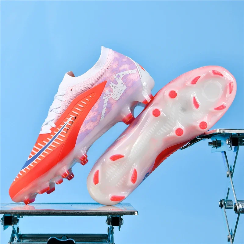 New Men Soccer Shoes Training Ultralight Wholesale Breathable Unisex Football Boots Professional Indoor Futsal Drop Shipping image 6