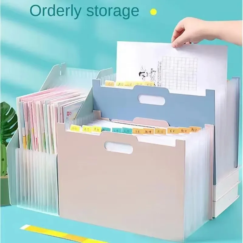 

13-Compartment Expanding File A4 Expandable File Document Folder Expanding Folder Sorting Folder Size Large Capacity Waterproof
