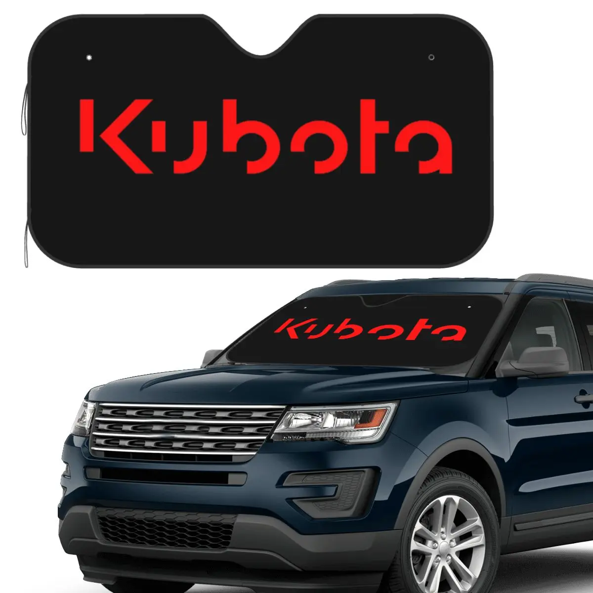 

Kubota (Red Vesion) Солнцезащитный козырек на лобовое стекло автомобиля, переднее лобовое стекло, солнцезащитный козырек, аксессуары, чехлы