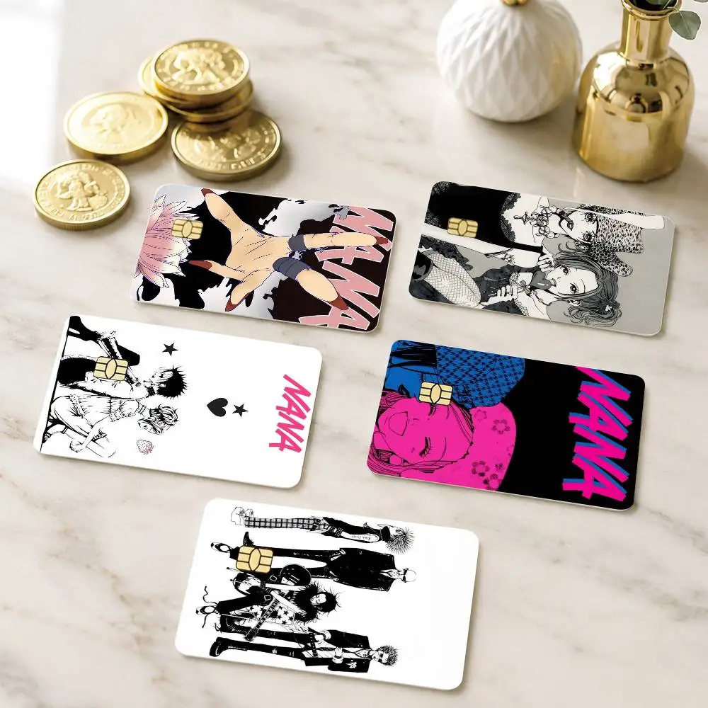A-Anime NANA Credit Card HD Stickers Small Chip Waterproof Sticker Game Card Decal Gift