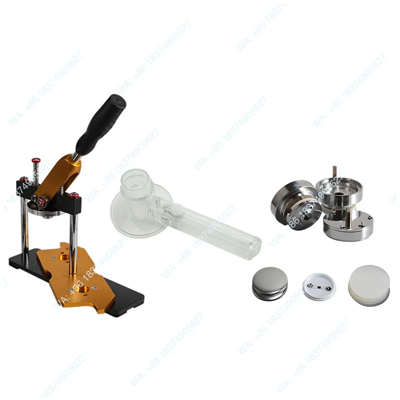 Homemade badge machine, metal rotary tinplate machine