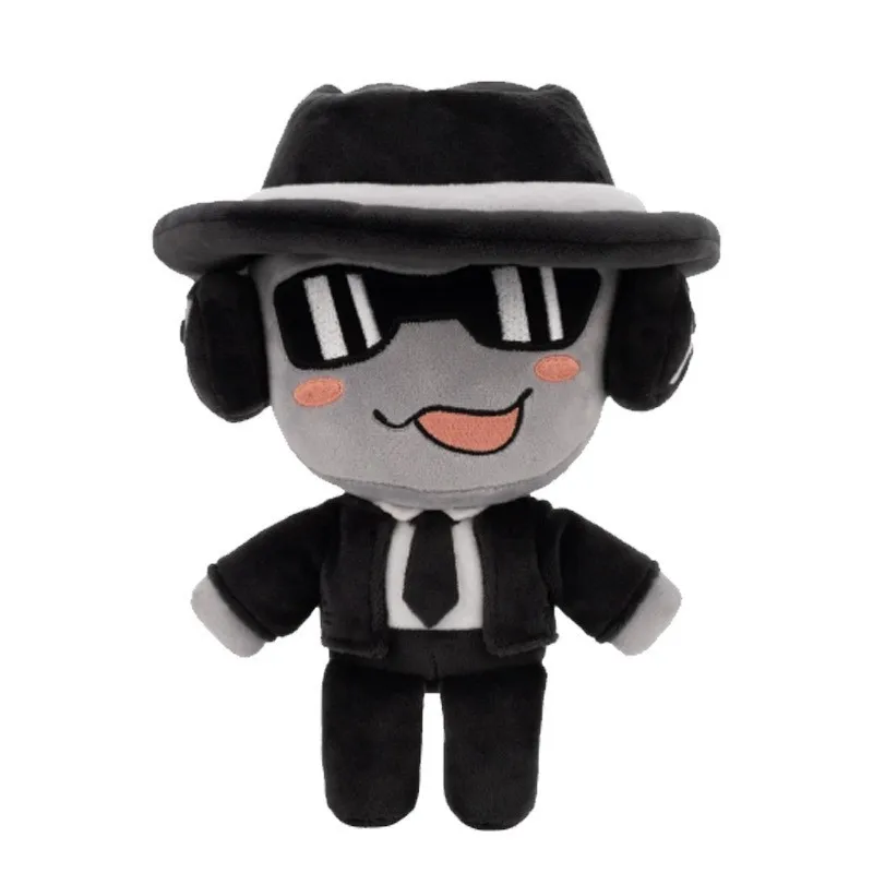 Bambola dell'atmosfera di Halloween MINISO! Regalo periferico del gioco di personaggi dei cartoni animati del diavolo rosso peluche Forsaken Gubby da 25 cm