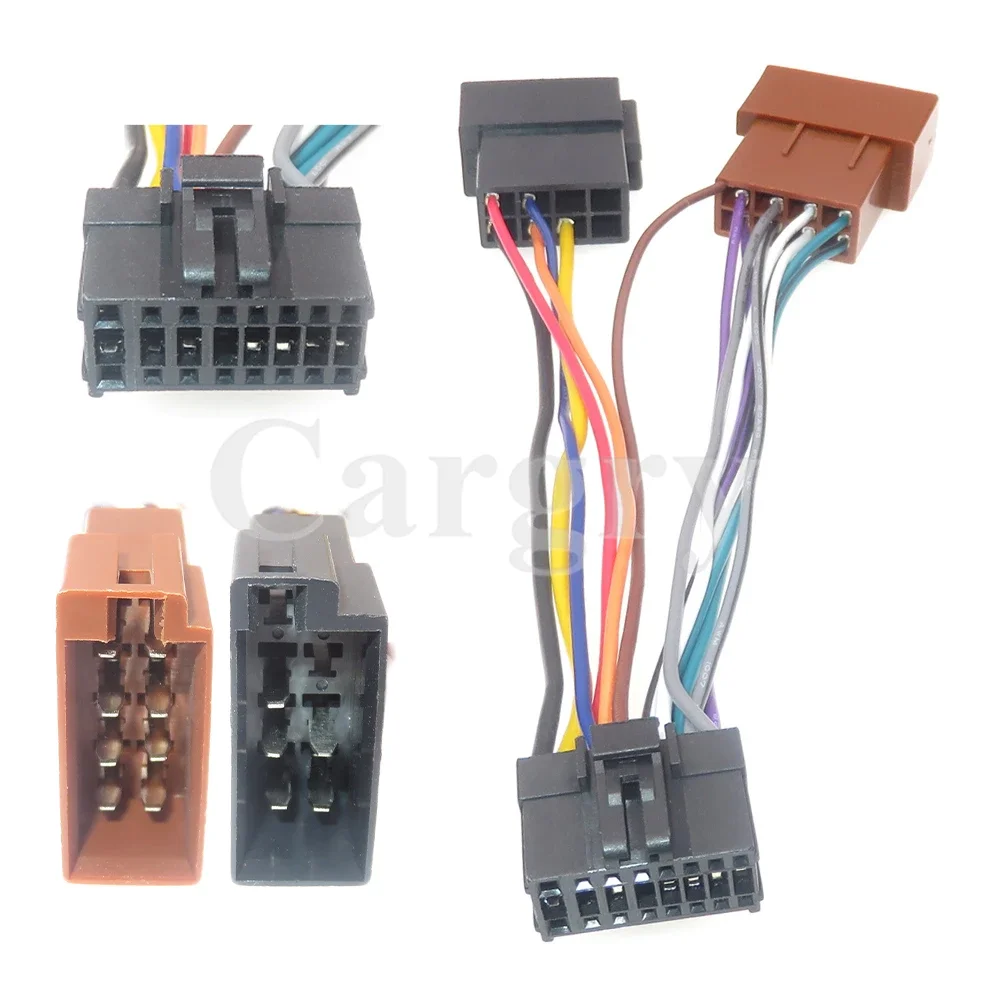 1 Set 16 Pin AC Assembly ISO Cable Plug 962191-1 106455-4 106455-3 Car Audio Stereo Radio Socket Universal Accessory for Pioneer
