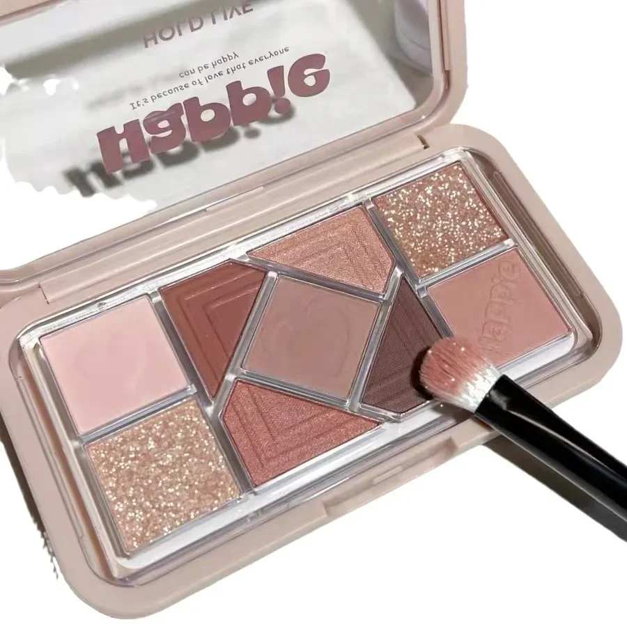 عقد لايف الوردي الإطار 9 ألوان عينيه لوحة بيرليسسينت ماتي تسليط الضوء على الكنتوري نادر الجمال الكورية ماكياج مستحضرات التجميل