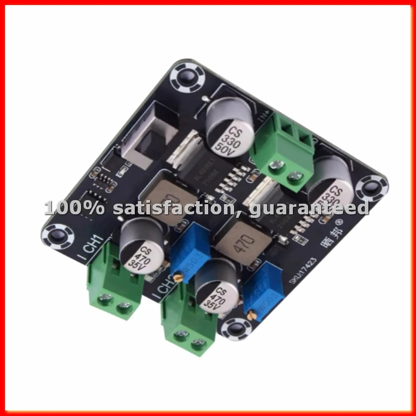 

Модуль понижающего преобразователя напряжения DC-DC, двухканальный, с регулируемым выходом, плата питания 5В 12В 24В 5А-VVNB