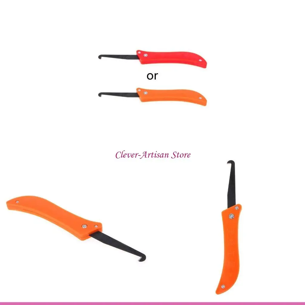 

E06B Handheld Folding Grout Removal Tool Steel Ceramic Tile Hook Knife for Clean