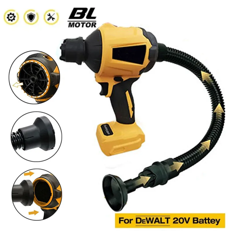 cordless electric goddess air gun compressed air poeira collector blower brushless ferramenta eletrica para dewalt 20v li ion battery 01