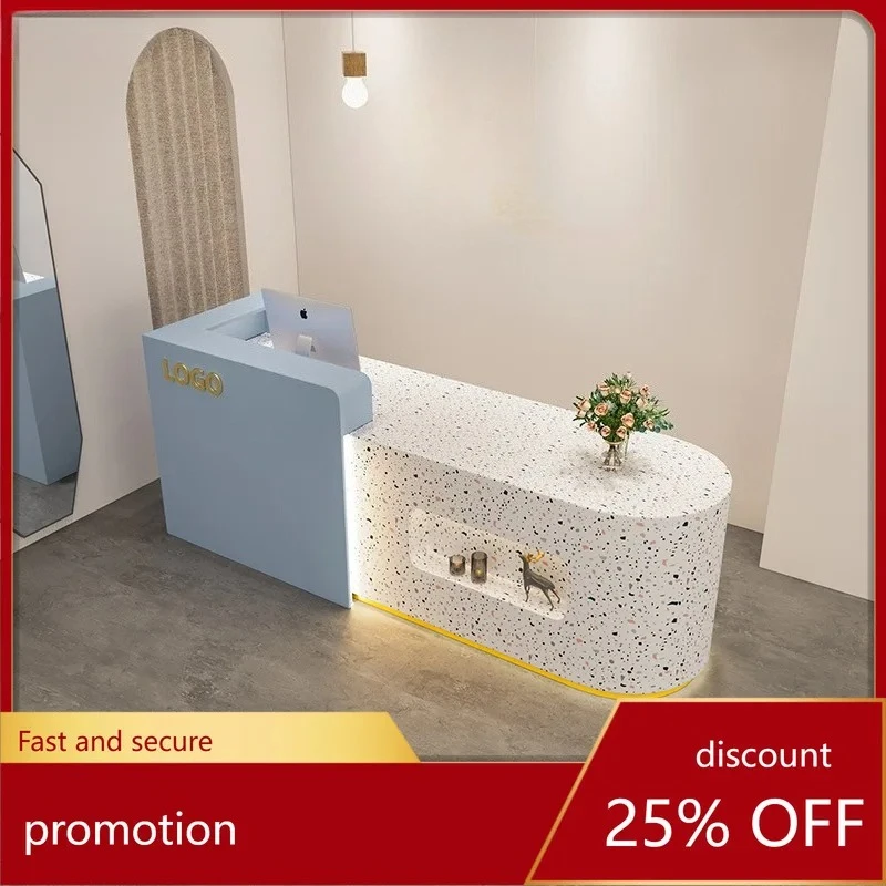 Light Luxury Clothing Store Cashier Counter Female Beauty Salon Bar Counter